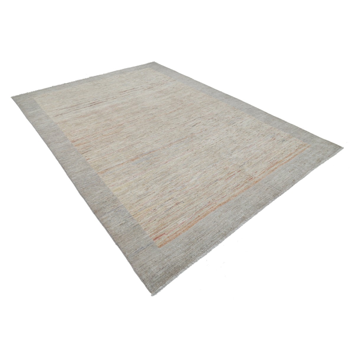Modcar 7x9 Handmade Double Knotted Washable Wool Rug - Colorful