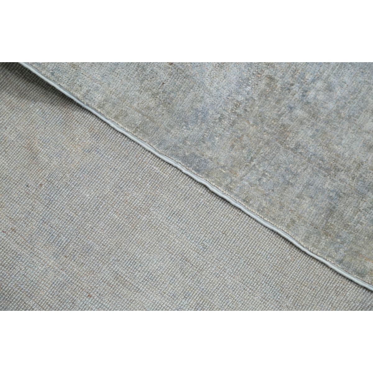 Overdye 8x10 Handmade Double Knotted Washable Wool Rug - Monochormatic