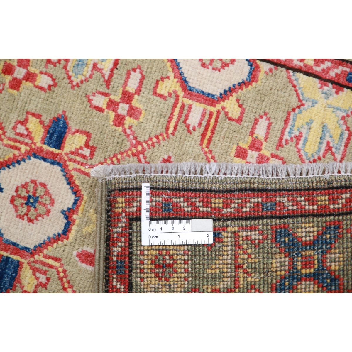 Revival 2x3 Handmade Double Knotted Washable Wool Rug - Colorful