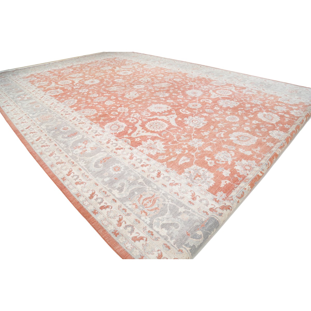Ziegler 16x25 Handmade Double Knotted Washable Wool Rug - Colorful