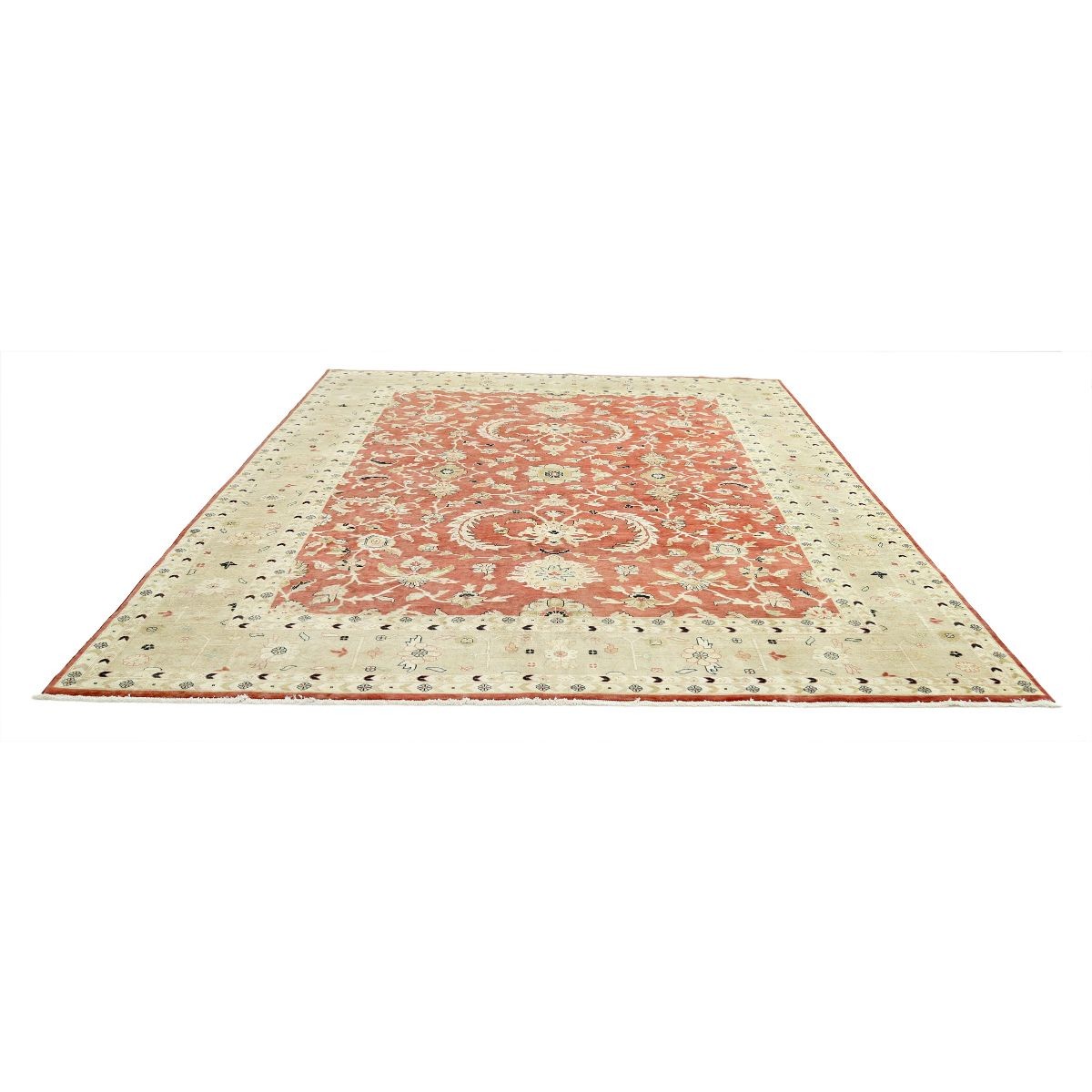 Ziegler 9x12 Handmade Double Knotted Washable Wool Rug - Colorful