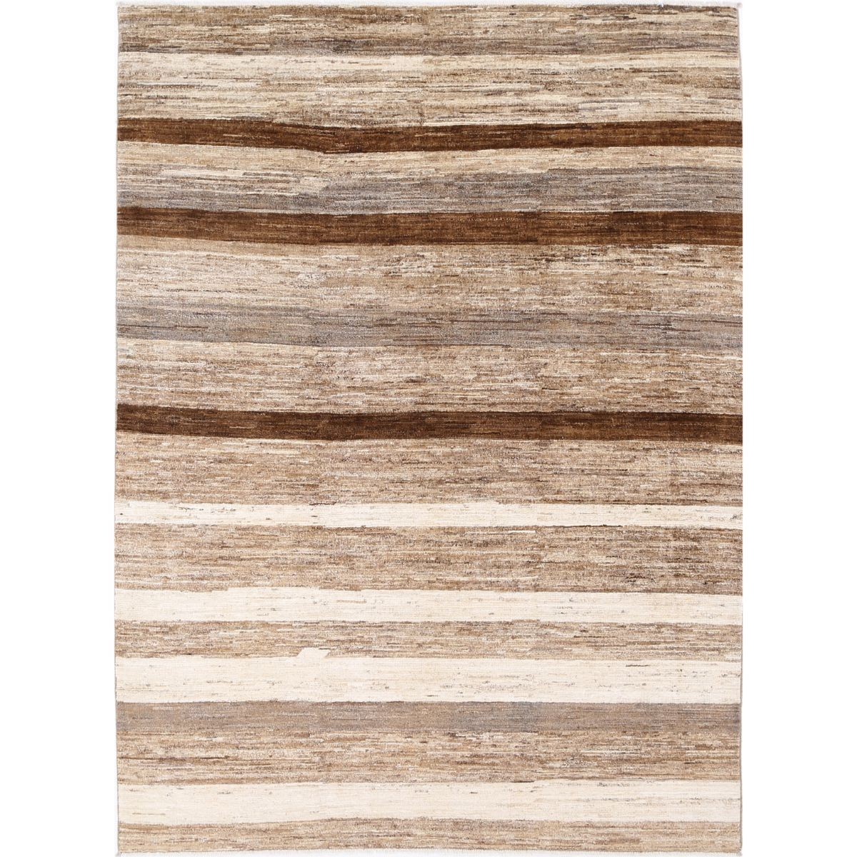 Modcar 6x8 Handmade Double Knotted Washable Wool Rug - Colorful