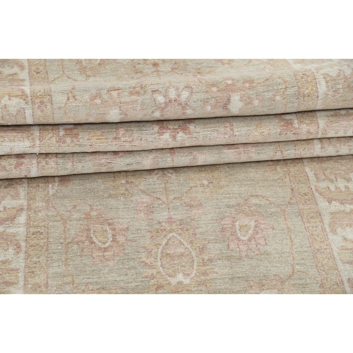 Serenity 3x20 Handmade Double Knotted Washable Wool Runner - Soft Hues