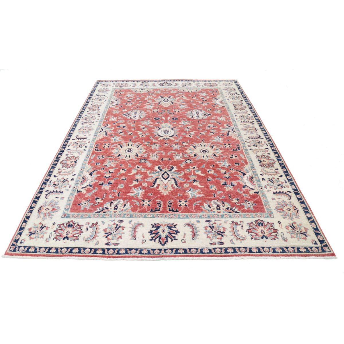 Ziegler 7x9 Handmade Double Knotted Washable Wool Rug - Colorful