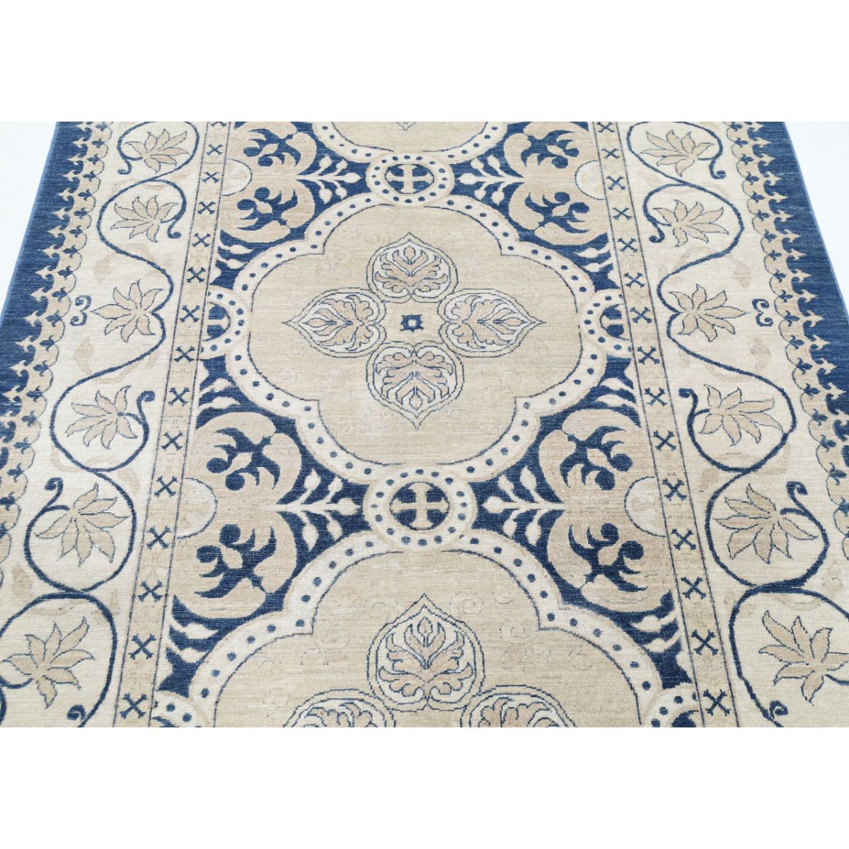 Ziegler 5x7 Handmade Double Knotted Washable Wool Rug - Colorful