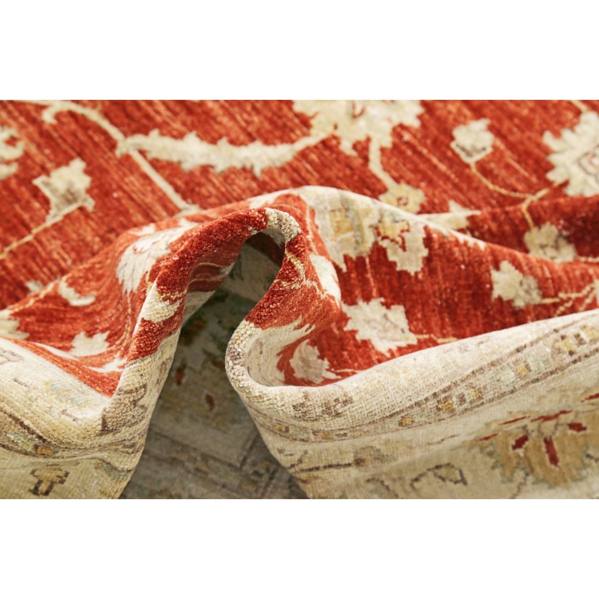 Ziegler 9x11 Handmade Double Knotted Washable Wool Rug - Colorful