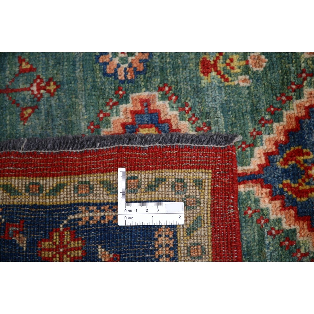 Revival 3x4 Handmade Double Knotted Washable Wool Rug - Colorful