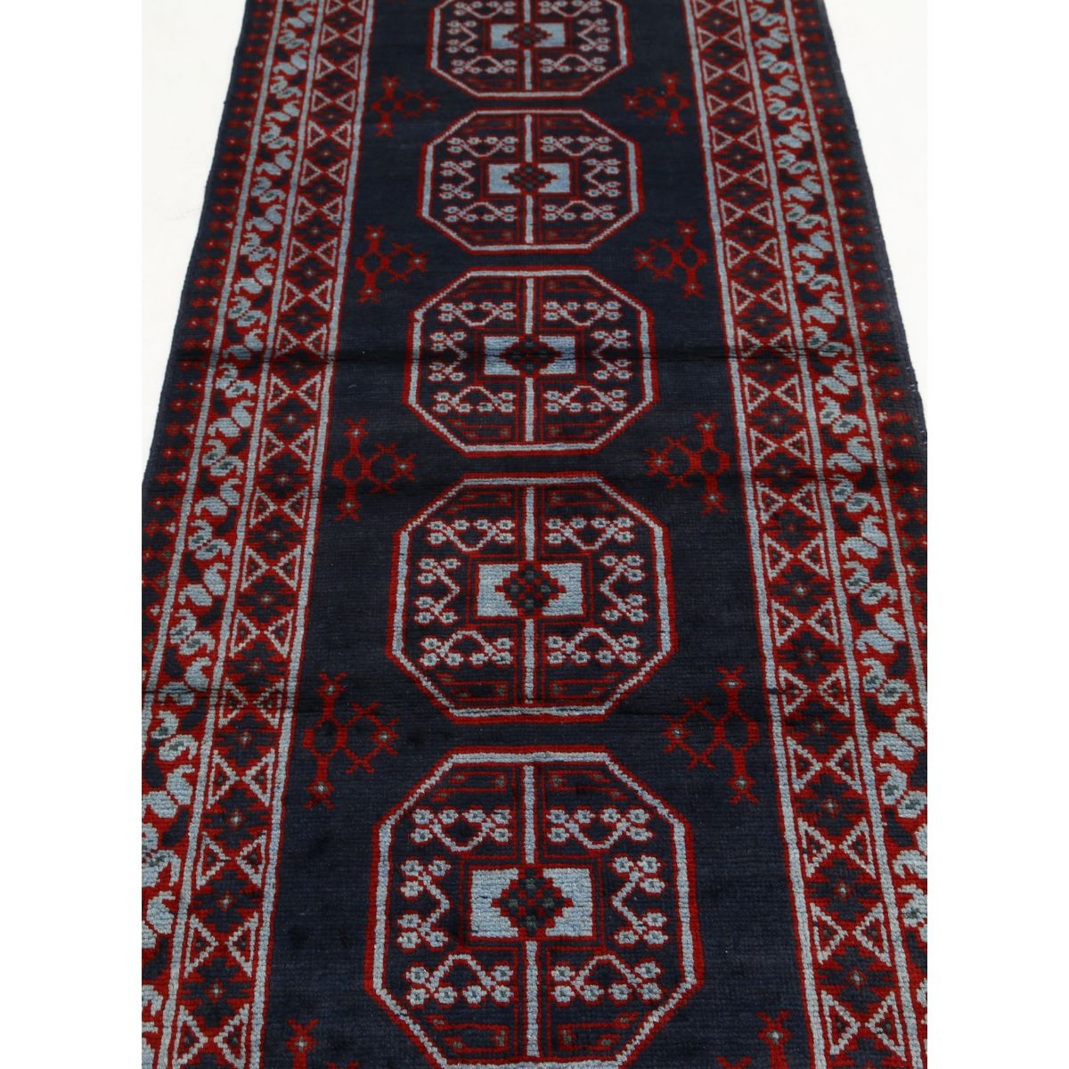Revival 3x9 Handmade Double Knotted Washable Wool Runner - Colorful