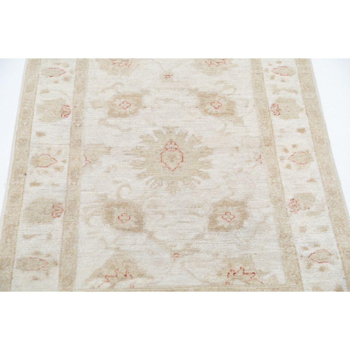 Serenity 3x4 Handmade Double Knotted Washable Wool Rug - Soft Hues