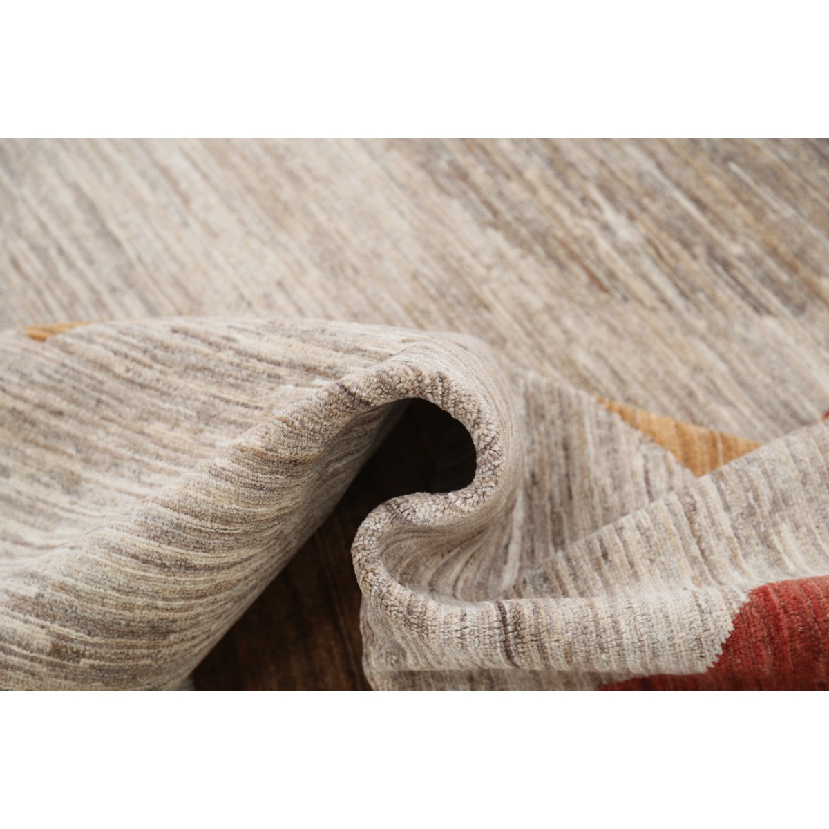 Modcar 7x10 Handmade Double Knotted Washable Wool Rug - Colorful
