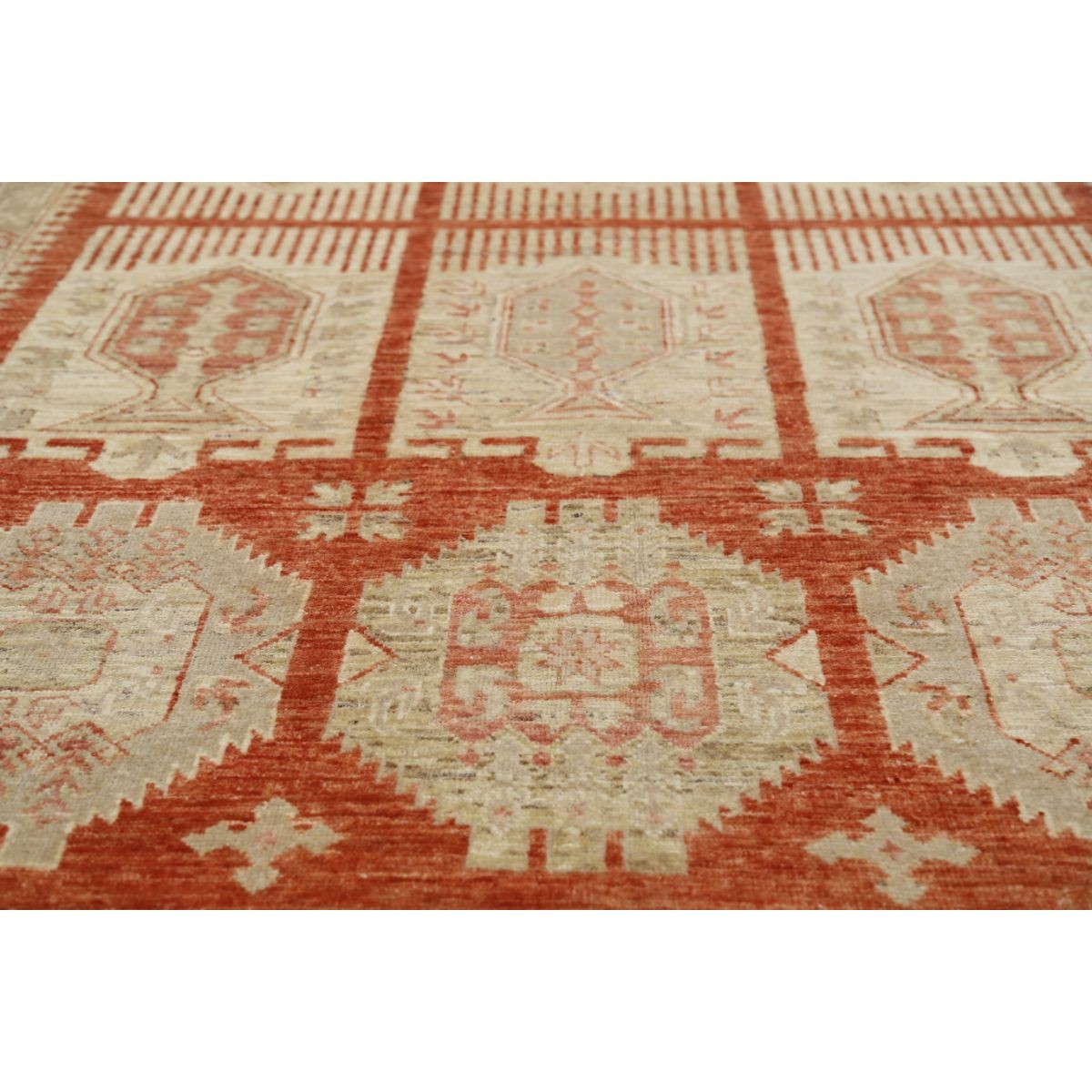 Ziegler 6x8 Handmade Double Knotted Washable Wool Rug - Colorful