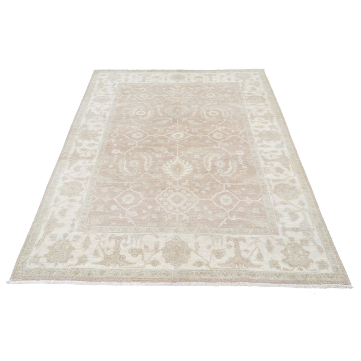 Serenity 5x7 Handmade Double Knotted Washable Wool Rug - Soft Hues