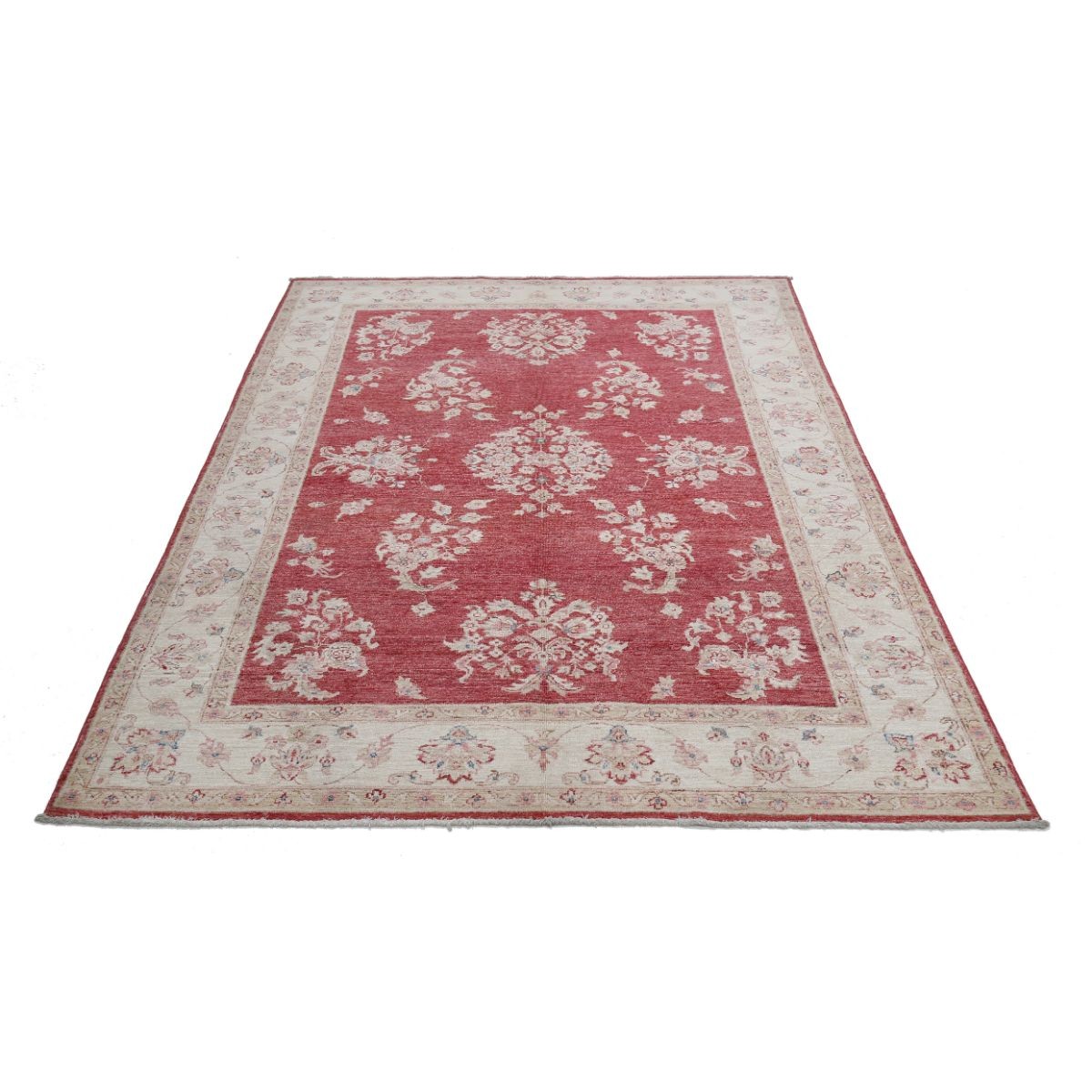 Ziegler 5x8 Handmade Double Knotted Washable Wool Rug - Colorful
