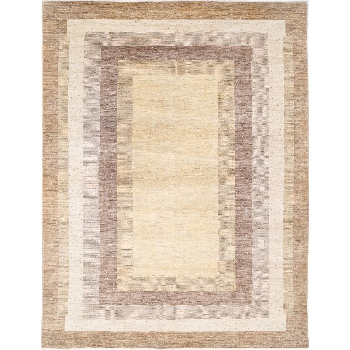 Modcar 10x13 Handmade Double Knotted Washable Wool Rug - Colorful