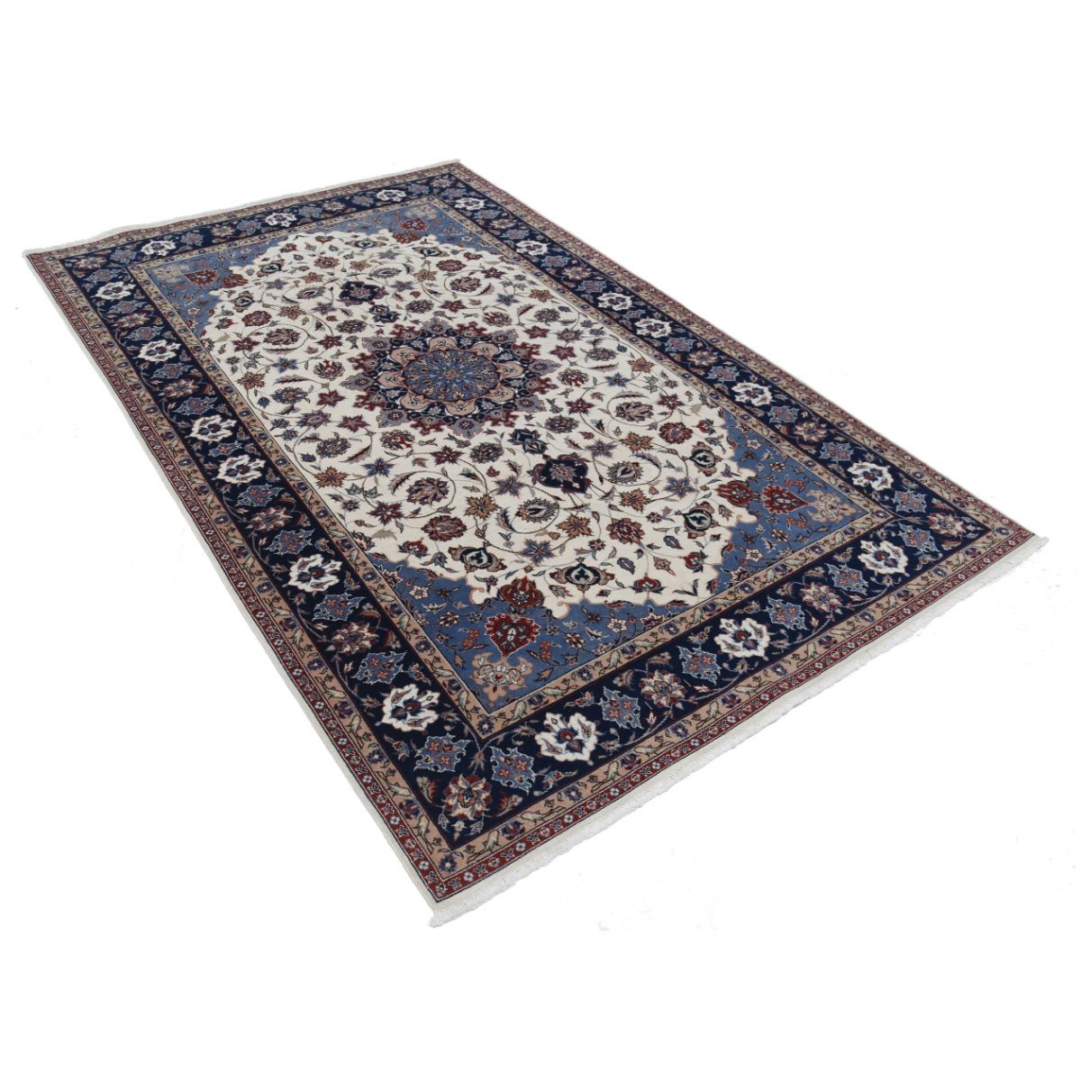 Heritage 5x8 Handmade Double Knotted Washable Wool Rug - Colorful