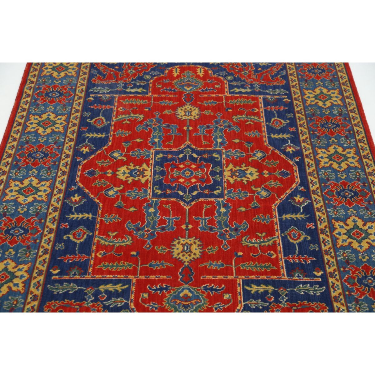Gulshan 4x6 Powered-Loomed Washable Wool Rug - Colorful