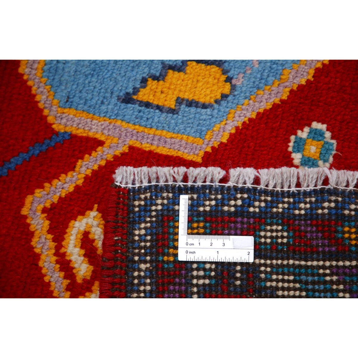 Revival 5x7 Handmade Double Knotted Washable Wool Rug - Colorful