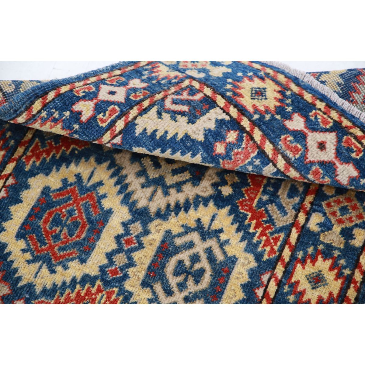 Revival 2x3 Handmade Double Knotted Washable Wool Rug - Colorful