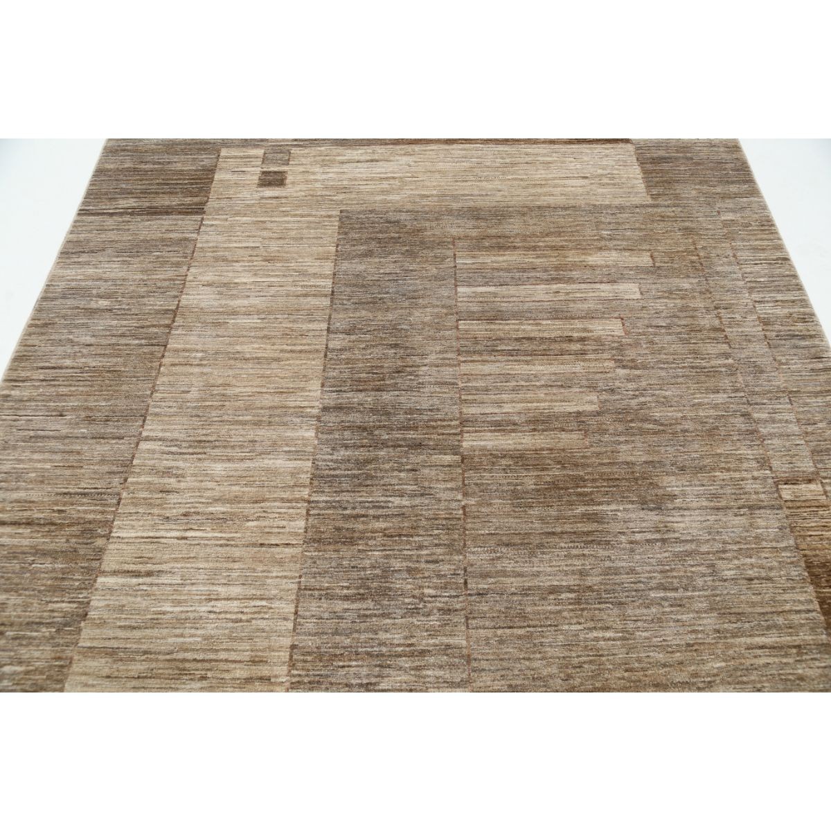 Modcar 7x8 Handmade Double Knotted Washable Wool Rug - Colorful