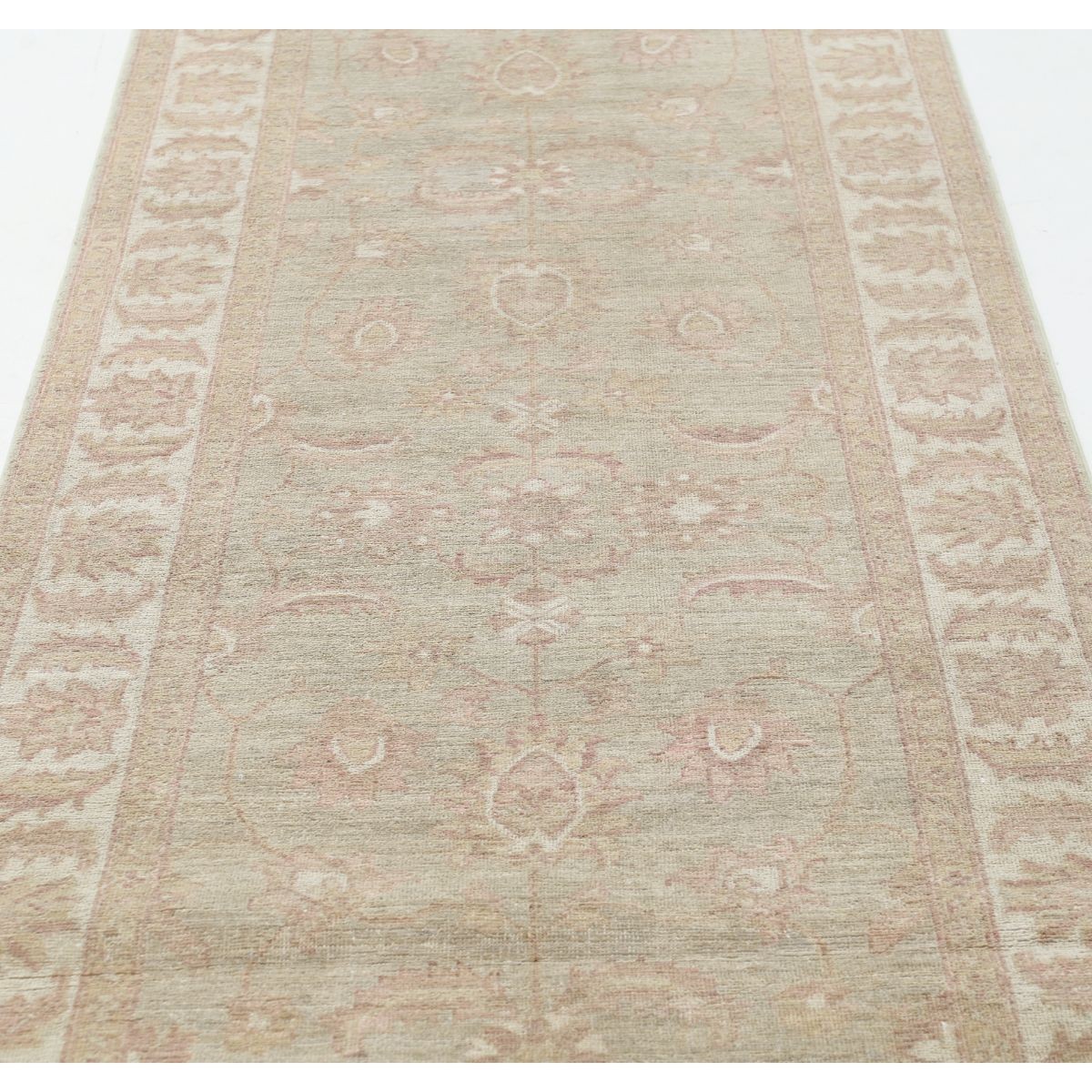 Serenity 3x20 Handmade Double Knotted Washable Wool Runner - Soft Hues