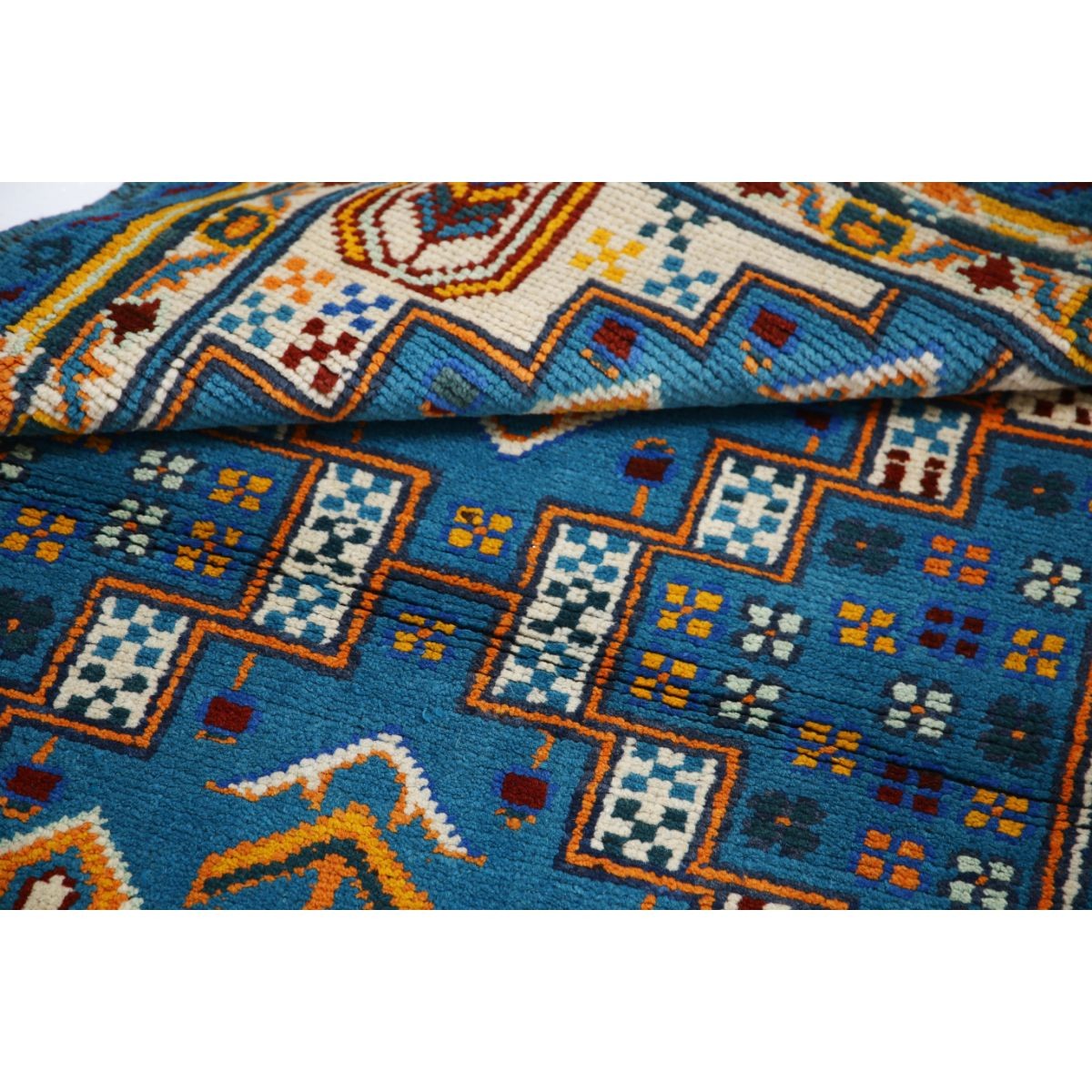 Revival 3x5 Handmade Double Knotted Washable Wool Rug - Colorful
