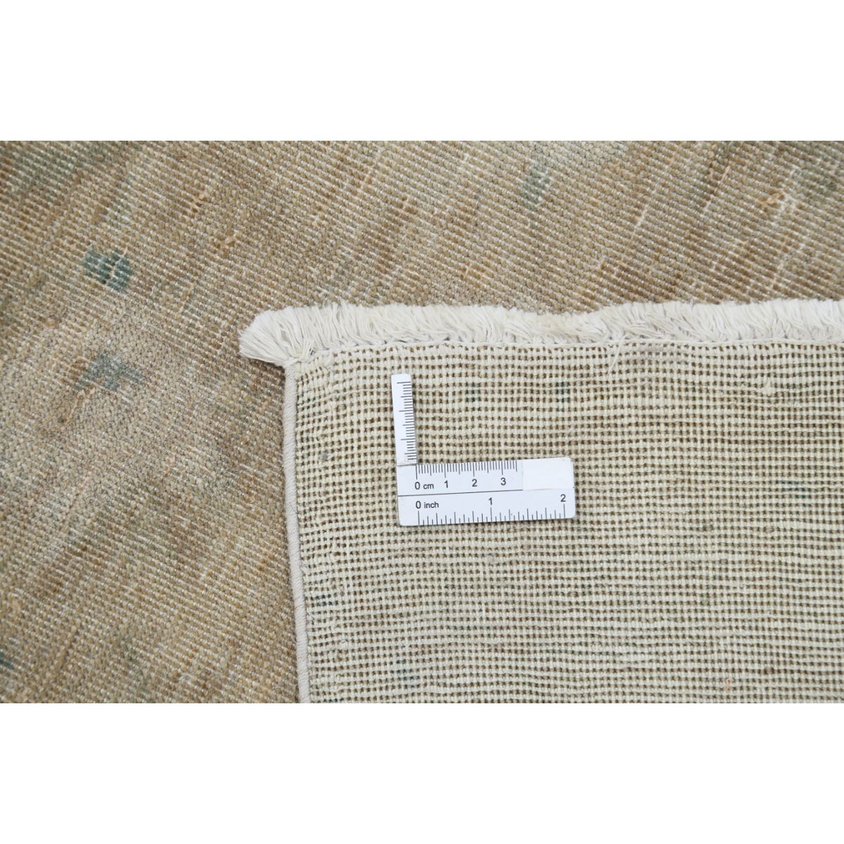 Vintage 9x13 Handmade Double Knotted Washable Wool Rug - Soft Hues