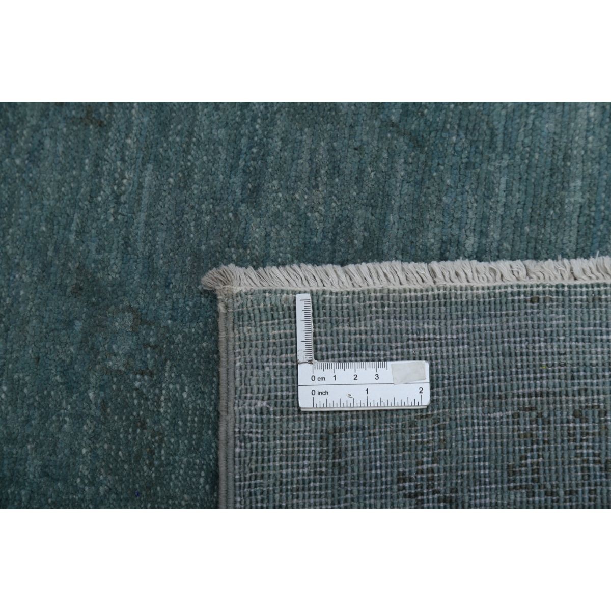 Fine 6x10 Handmade Double Knotted Washable Wool Rug - Monochormatic