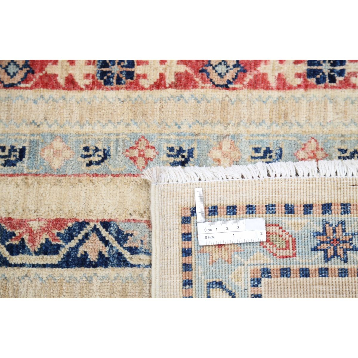 Shaal 7x10 Handmade Double Knotted Washable Wool Rug - Colorful