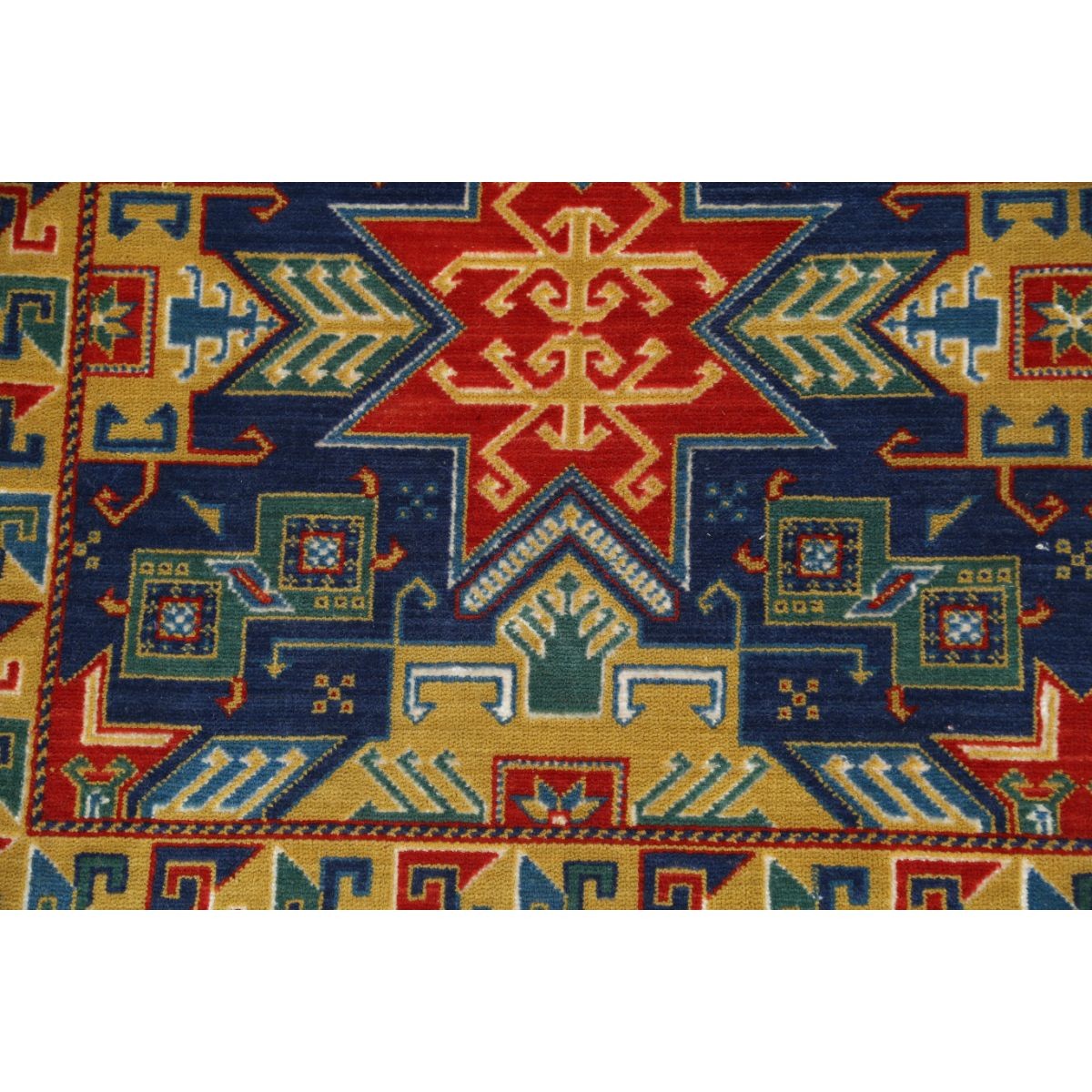 Gulshan-4'0" 4x6 Machine-Made Washable Wool Rug - Colorful
