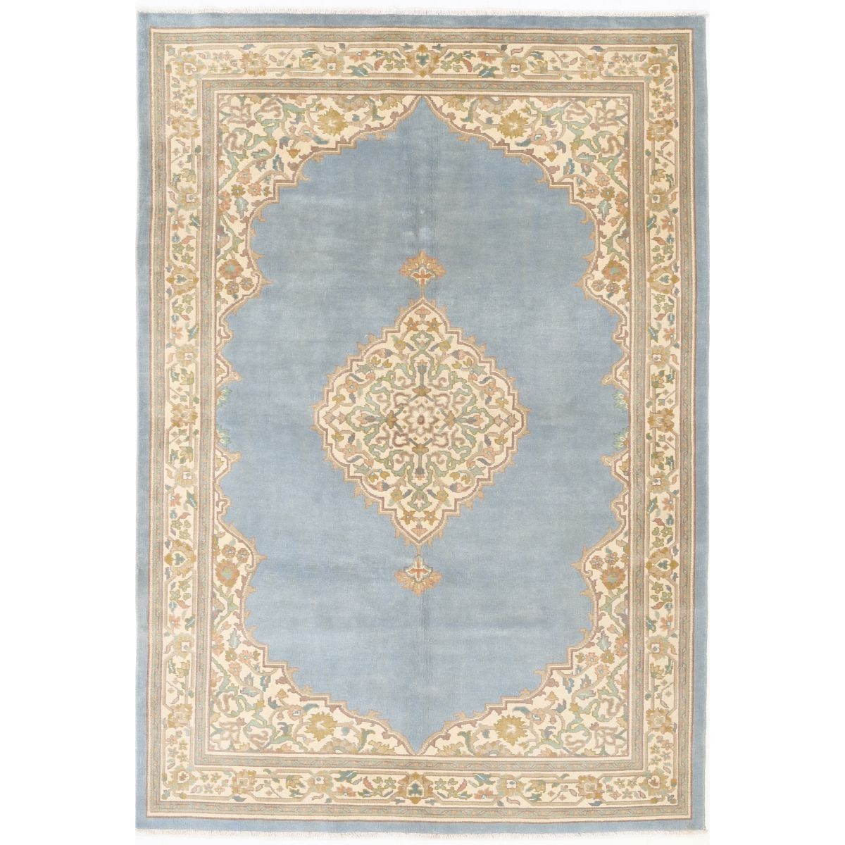 Aubusson 6x9 Handmade Double Knotted Washable Wool Rug - Colorful