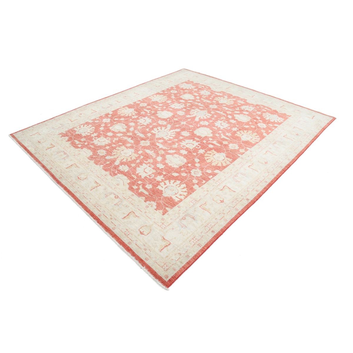 Ziegler 8x9 Handmade Double Knotted Washable Wool Rug - Colorful