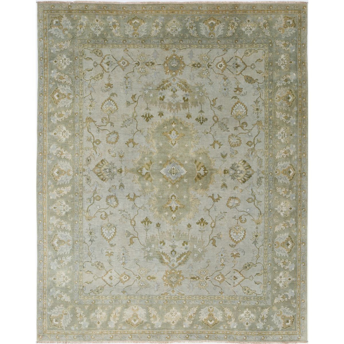 Ziegler 8x10 Handmade Double Knotted Washable Wool Rug - Colorful