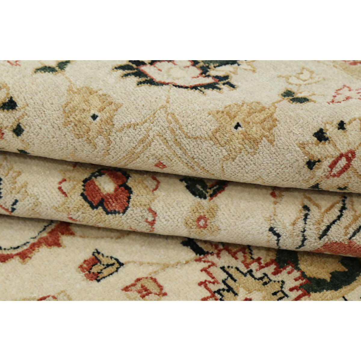 Ziegler 8x10 Handmade Double Knotted Washable Wool Rug - Colorful