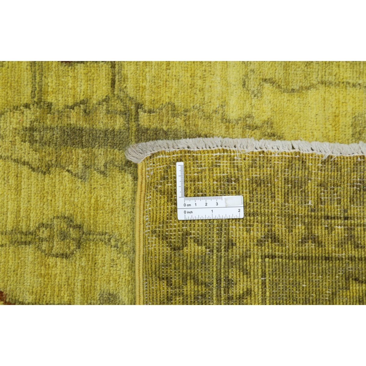 Overdye 7x9 Handmade Double Knotted Washable Wool Rug - Monochormatic