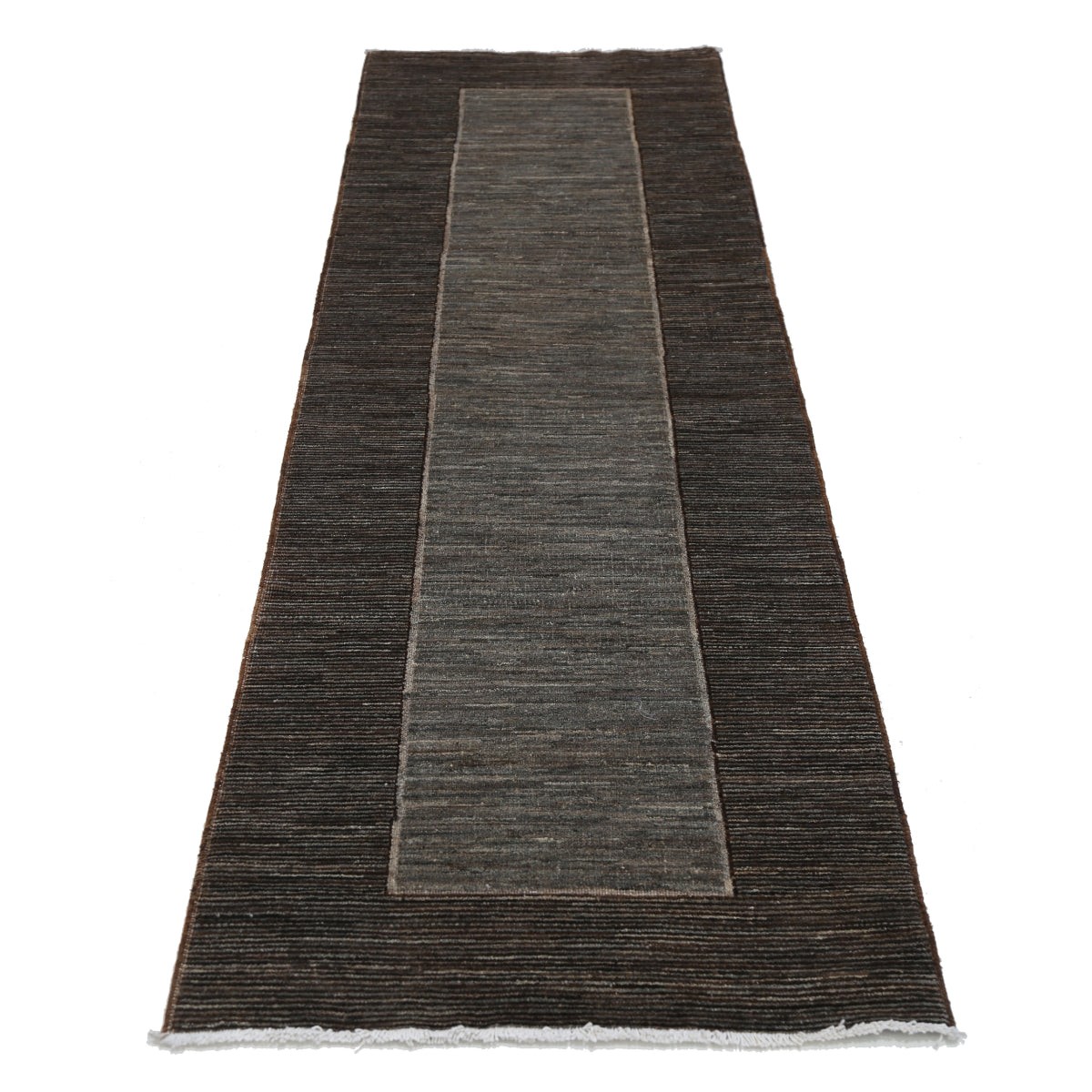 Modcar 3x9 Handmade Double Knotted Washable Wool Runner - Colorful