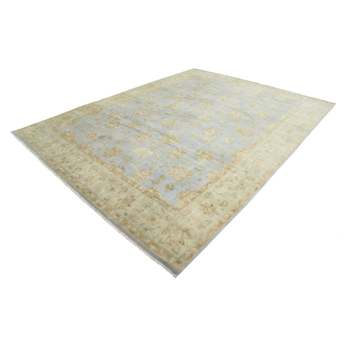 Ziegler 9x12 Handmade Double Knotted Washable Wool Rug - Colorful