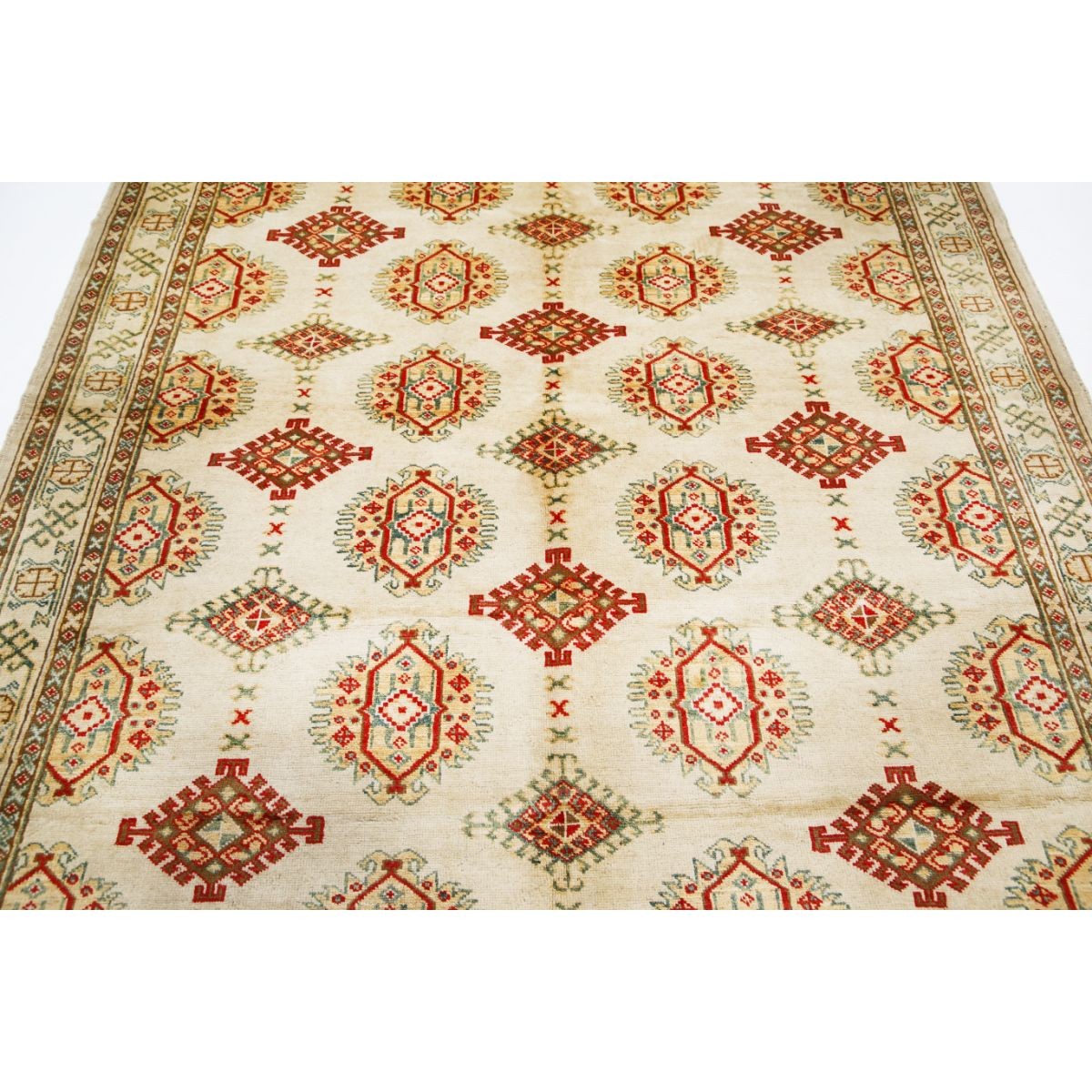 Revival 7x9 Handmade Double Knotted Washable Wool Rug - Colorful