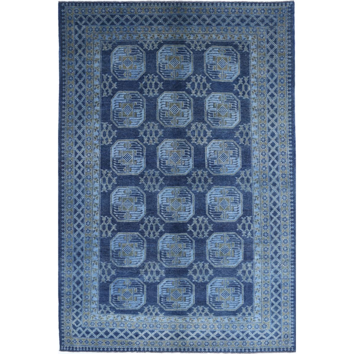 Revival 7x10 Handmade Double Knotted Washable Wool Rug - Colorful