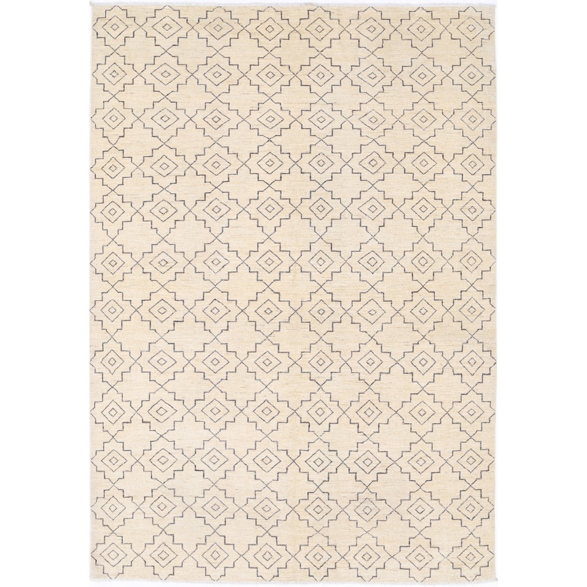 Modcar 7x9 Handmade Double Knotted Washable Wool Rug - Colorful