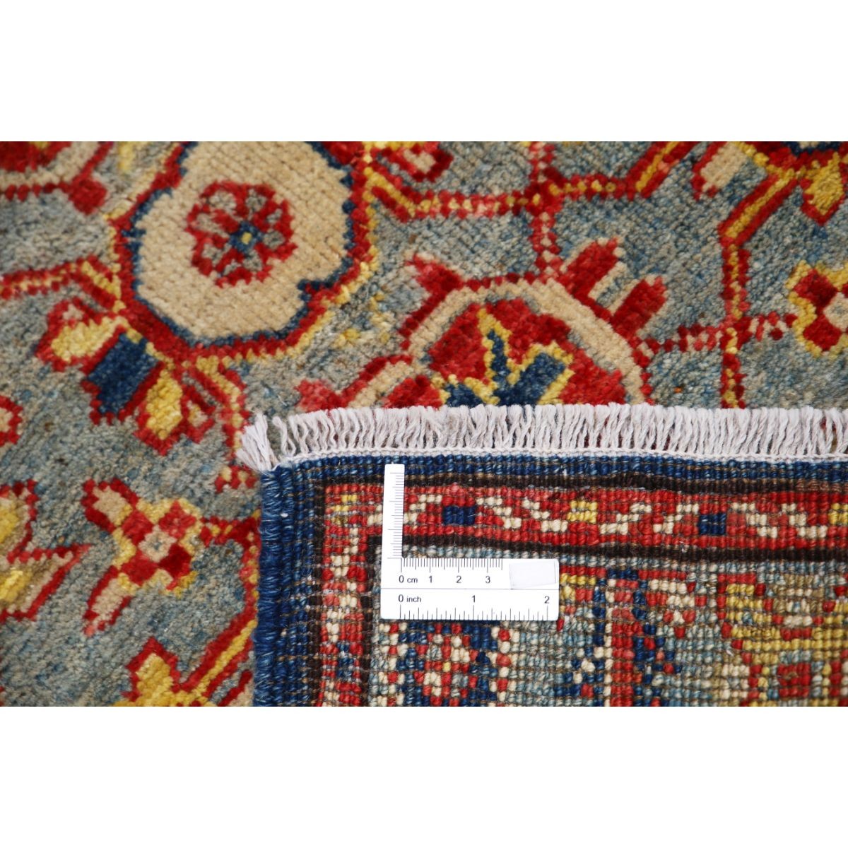 Revival 2x3 Handmade Double Knotted Washable Wool Rug - Colorful