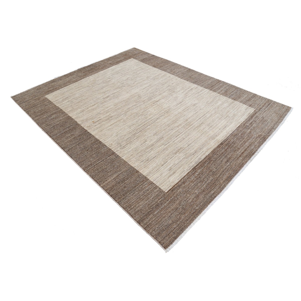 Modcar 6x7 Handmade Double Knotted Washable Wool Rug - Colorful