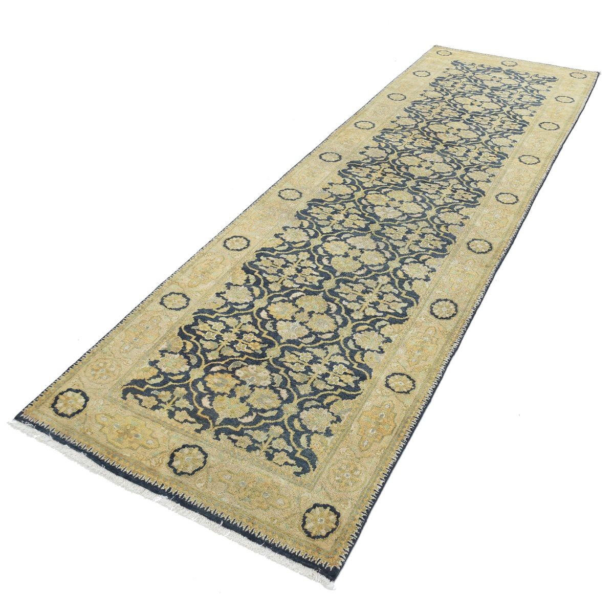 Ziegler 3x10 Handmade Double Knotted Washable Wool Runner - Colorful