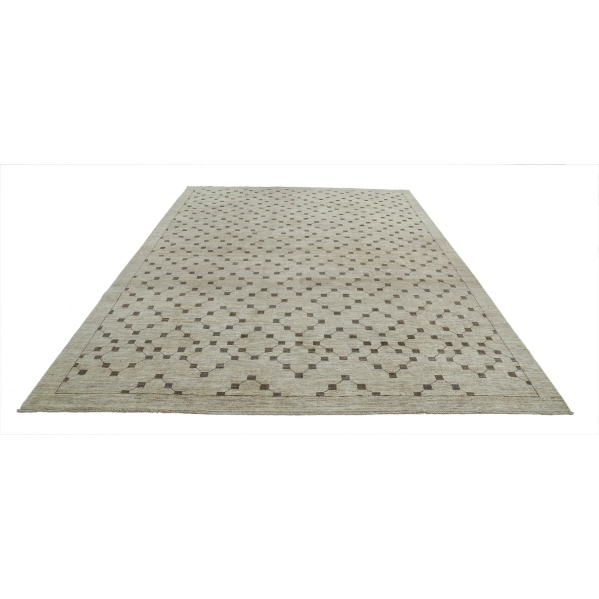 Modcar 8x11 Handmade Double Knotted Washable Wool Rug - Colorful