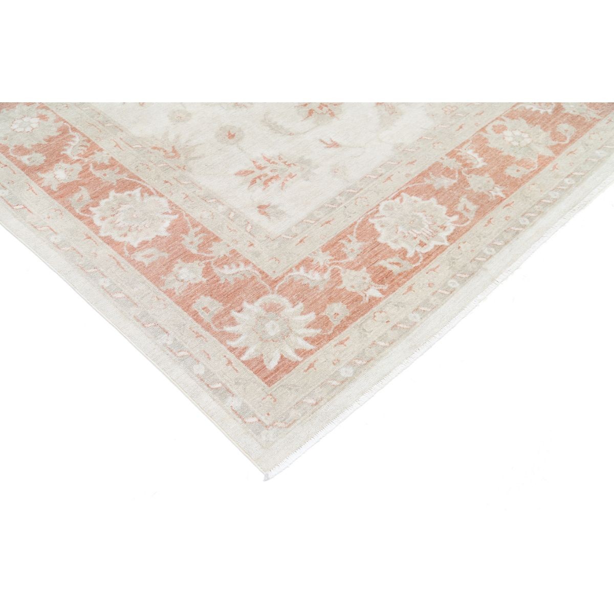 Serenity 8x12 Handmade Double Knotted Washable Wool Rug - Soft Hues