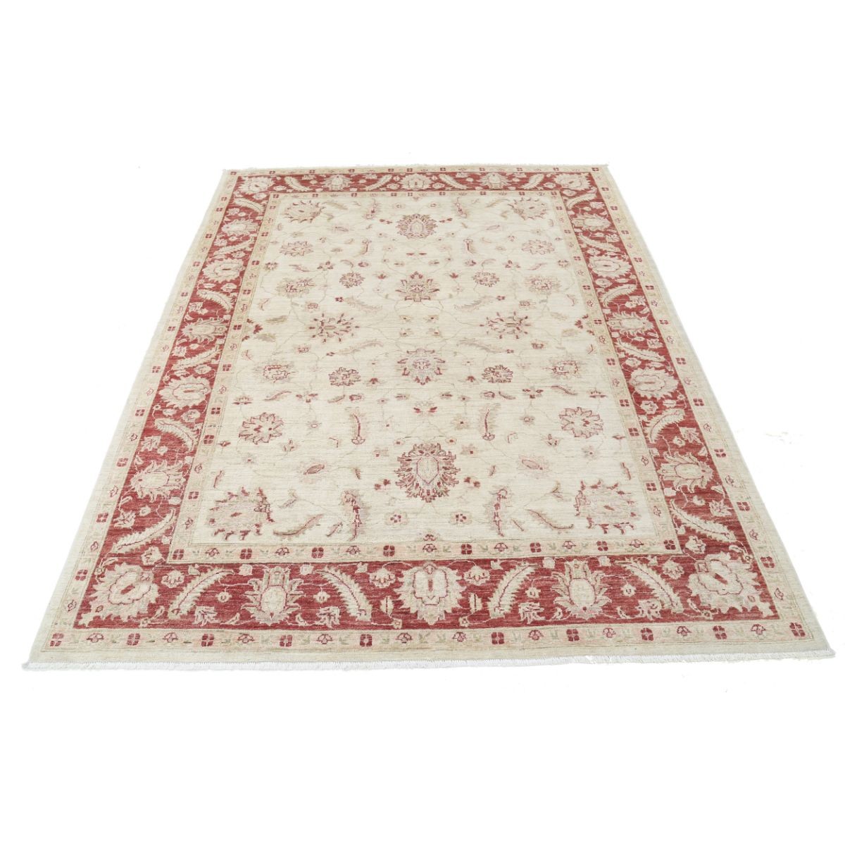 Ziegler 6x8 Handmade Double Knotted Washable Wool Rug - Colorful