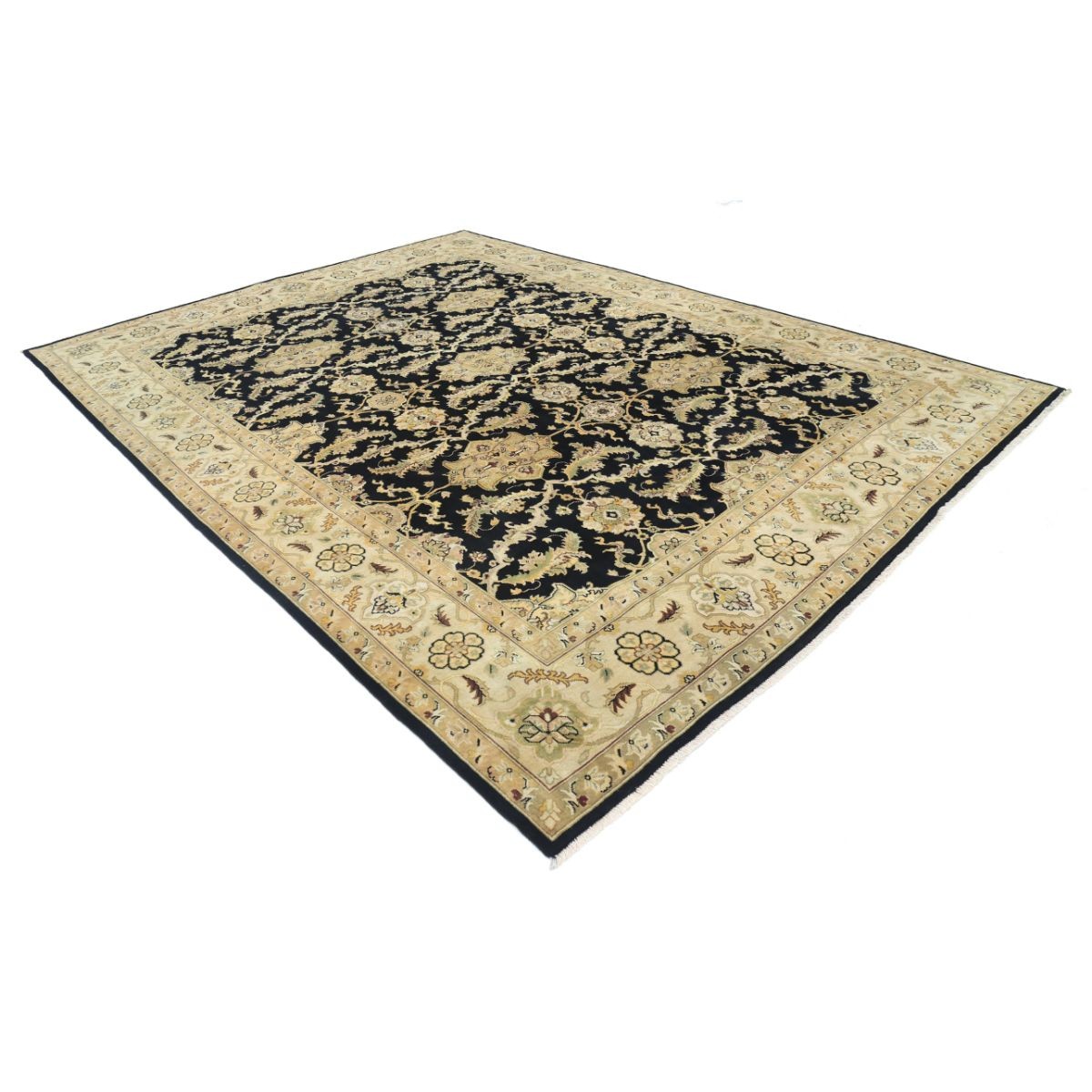 Ziegler 9x12 Handmade Double Knotted Washable Wool Rug - Colorful