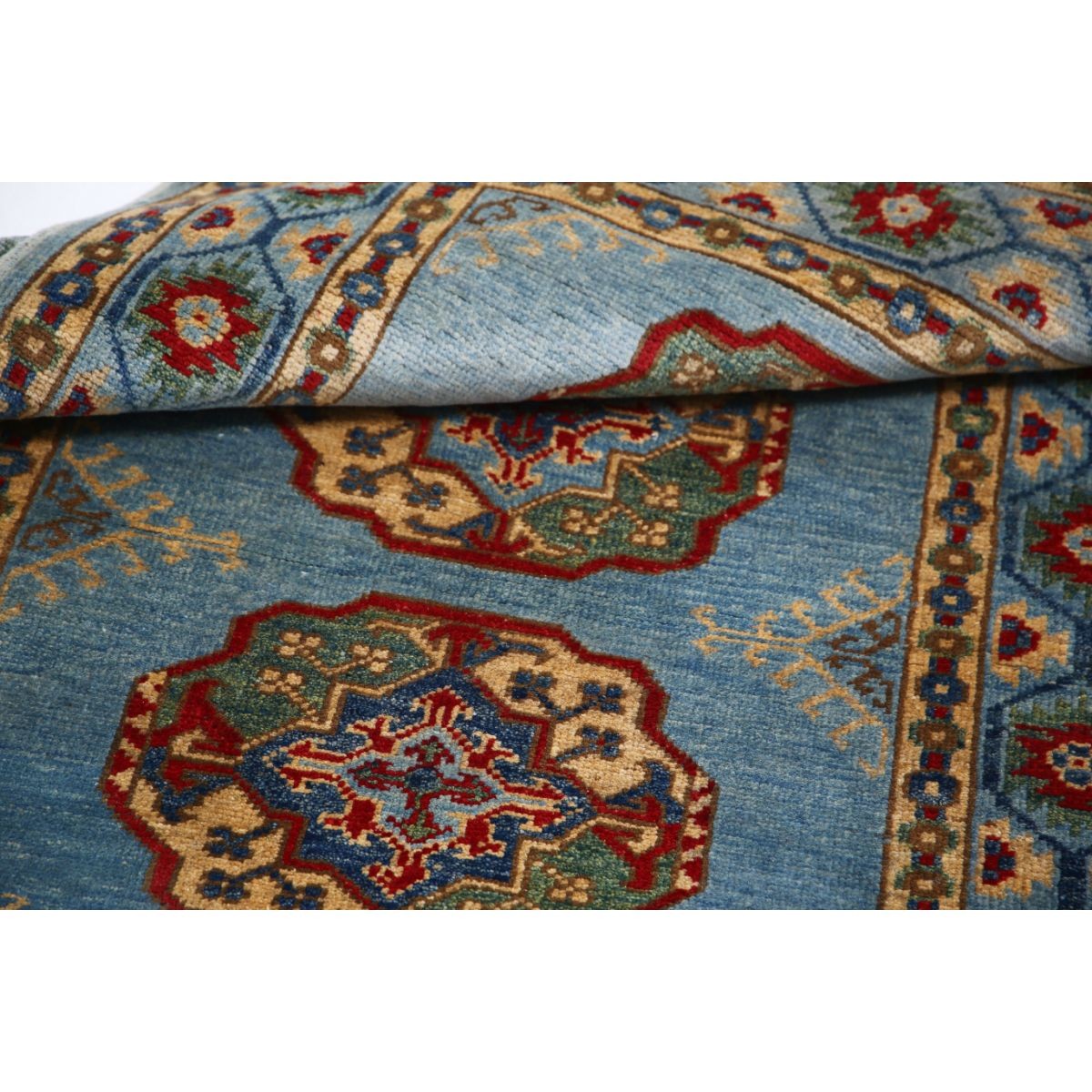 Revival 3x5 Handmade Double Knotted Washable Wool Rug - Colorful