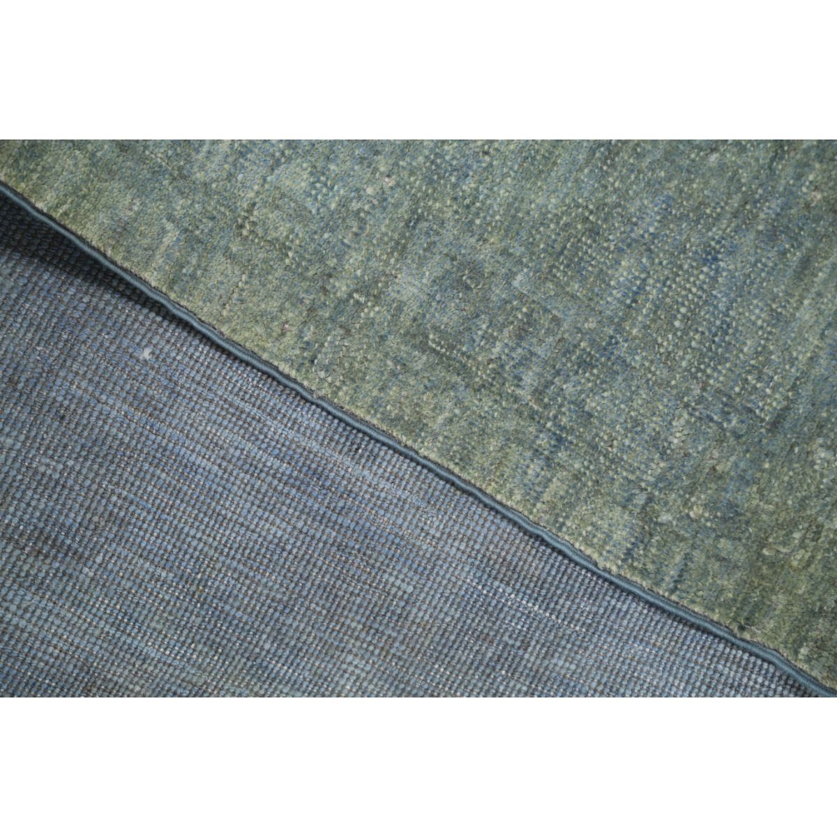 Overdye 8x10 Handmade Double Knotted Washable Wool Rug - Monochormatic