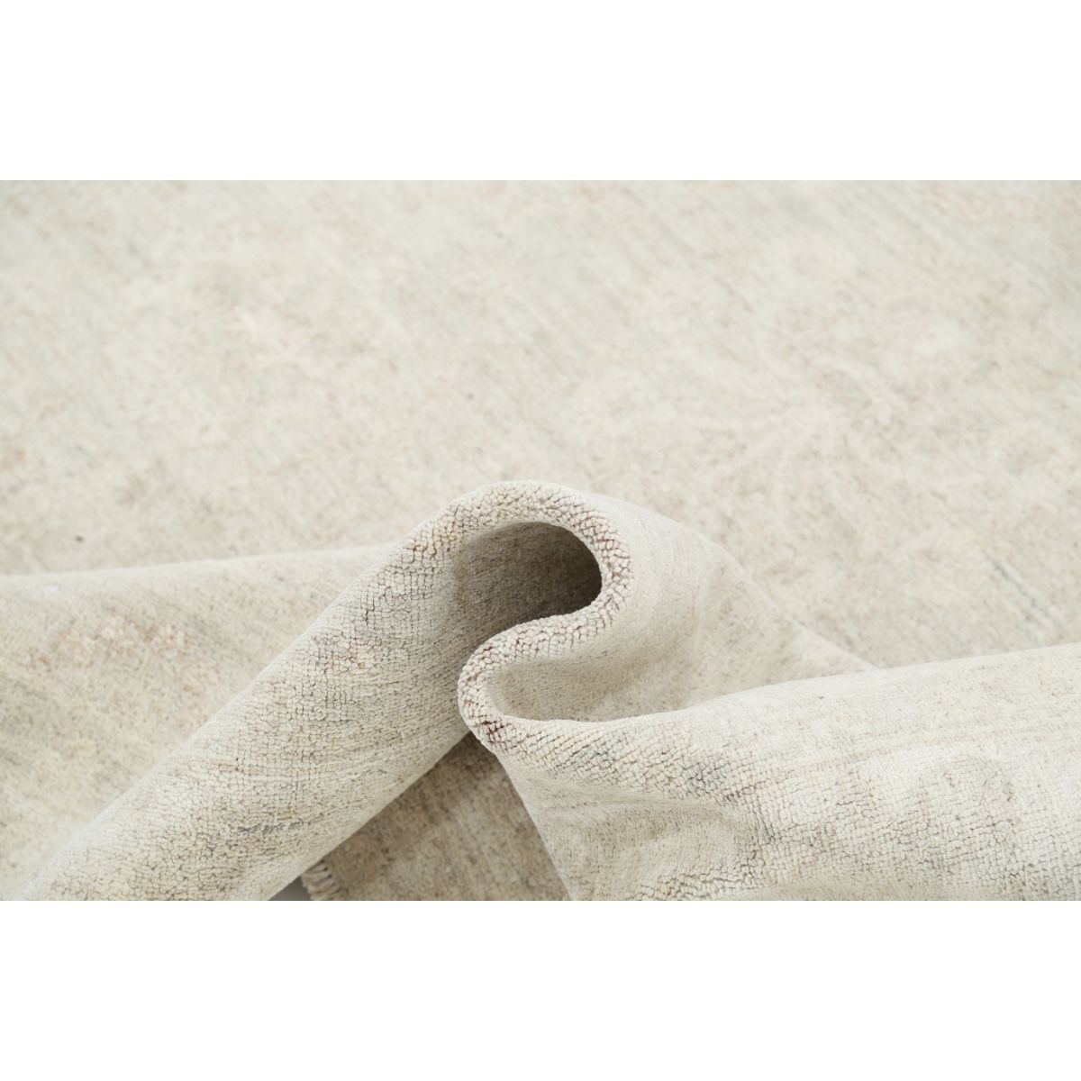 Serenity 6x8 Handmade Double Knotted Washable Wool Rug - Soft Hues