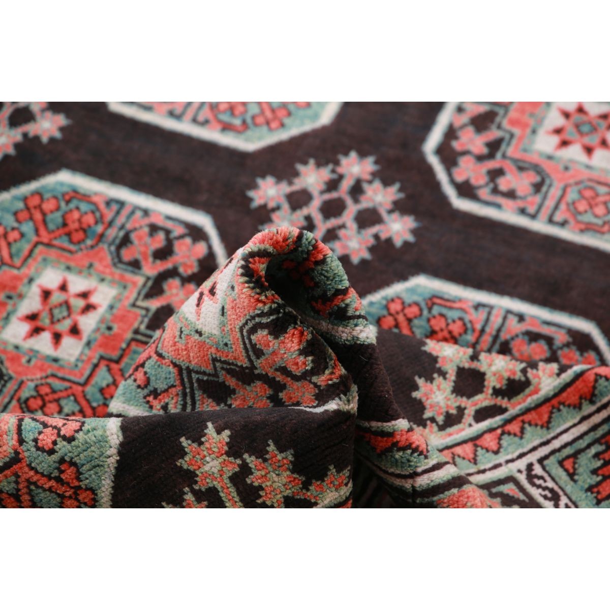 Revival 4x6 Handmade Double Knotted Washable Wool Rug - Colorful